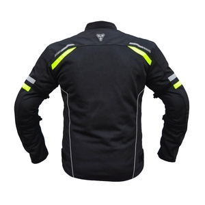 Chaqueta de carreras protectora con soporte de verano para hombre, ropa de moto de malla reflectante transpirable, cremallera frontal, conejo para motocicletas - Product Image 2