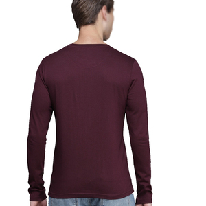 New Arrivals Men's T-shirts Manufacturer <b>Long</b> <b>Sleeves</b> Anti-Wrinkle Hot Selling 100% Cotton Casual Men's Clothing Men's T-shirts - Product Image 4