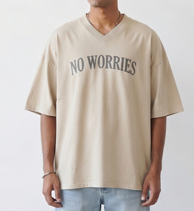 เสื้อยืดคอกว้างทรงโอเวอร์ไซส์สำหรับผู้ชาย ผ้าฝ้าย 100% แขนสั้น ทรงหลวม พิมพ์ลาย น้ำหนักเบา เหมาะสำหรับฤดูร้อน ทรงไหล่ตก - Product Image 5