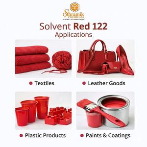 Poudre de colorant chimique Shramik Solvent Red 122 C.I. 12716 CAS 12227-55-3 pour la coloration des masterbatches plastiques, des encres, des peintures et des cires pétrolières - Product Image 4