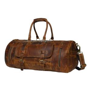 Bolsa de Lona de Cuero Personalizada Unisex de Alta Calidad, Gran Capacidad, Compartimento para Zapatos, con Logotipo Personalizado y Espacio de Almacenamiento Personalizado - Product Image 3