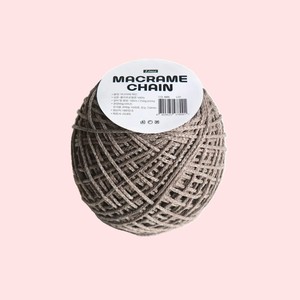 ไหมพรมโครเชต์ MACRAME CHAIN ไหมพรมโพลีโพรพิลีนสำหรับถักมือ น้ำหนัก 250 กรัม ไหมพรมถักมือ - Product Image 3