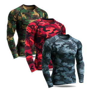 Best Quality Plain Mma Rash Guard Long Sleeve Rush Guards For Men Manufacturer Supply Custom Rash Guard - Product Image 1