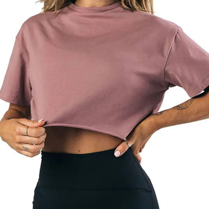 Women's Solid Color Crop <b>Top</b> Short Sleeve Criss-<b>cross</b> Knitted Cotton Casual Blouse Regular Fit Anti-shrink Daily Life Wholesale - Product Image 1