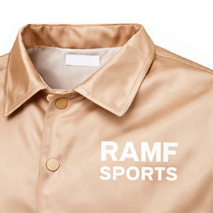 Veste bomber d'hiver unisexe de style streetwear, veste de sport imperméable avec logo sur le devant, matière nylon/coton - Product Image 6