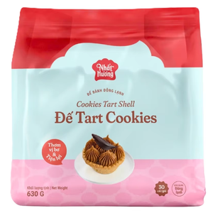 Manufacturer Wholesale Unbaked Tart OEM/ODM HALAL Bakery Dessert Frozen Unbaked Cookies Tart Shell 630G Export Supply Good Price - Product Image 1