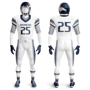 ชุดอเมริกันฟุตบอลคุณภาพดีที่สุด ออกแบบเองได้ พิมพ์ลายแบบซับลิเมชั่น แห้งเร็ว ระบายอากาศได้ดี เสื้ออเมริกันฟุตบอล - Product Image 3