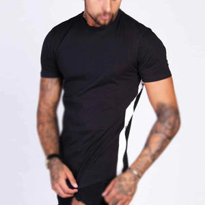 Camiseta de Hombre de Corte Cuadrado, 100% Algodón Grueso, Estilo Urbano, Personalizable con Logotipo, Lisa, Casual, Manga Corta, Venta al Por Mayor - Product Image 3