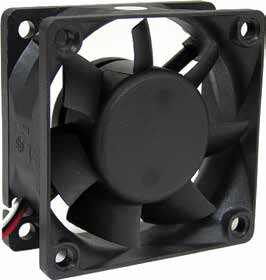 Ventilador de Alta Velocidad GLOBEFAN DC 12V, 60*60*25mm, Plástico, Disipador de Calor, Rodamiento de Bolas, Control de Velocidad PWM 0.85-4.05, Vida Útil de 100000 Horas - Product Image 3