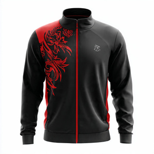 High Quality Training <b>Jacket</b> <b>Men</b> OEM Zipper <b>Long</b> Sleeve Sports Training <b>Jackets</b> <b>Men's</b> Windproof Sports Sublimation <b>Jacket</b> <b>Men</b> - Product Image 4