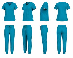 Uniformes Médicos Premium para Hospital, Traje Quirúrgico para Hombres y Mujeres, Cuello en V, Elástico, Uniformes para Enfermeros y Doctores, Tela Antibacteriana y Transpirable - Product Image 5