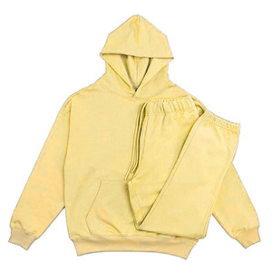 Unisex Hooded Winter <b>Tracksuit</b> Long Sleeve Breathable Eco-Friendly Fabric Design Drawstring Elastic Waist Custom Solid <b>tracksuit</b> - Product Image 6