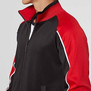 Conjunto deportivo informal para hombre, chaqueta y pantalones de tela transpirable, ropa deportiva cómoda para gimnasio, entrenamiento, jogging y estilo urbano. - Product Image 6