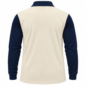Custom Rugby <b>Shirt</b> <b>Men</b>’s <b>Long</b> <b>Sleeve</b> <b>Polo</b> <b>Shirt</b> Cotton Rugby Jersey Sportswear Team Uniform Wholesale Manufacturer - Product Image 4