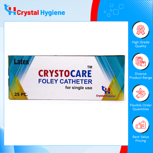 Cathéter urétral à ballonnet 2 voies en latex de qualité médicale Crysto Foley, le plus vendu, pour les acheteurs en gros - Product Image 6