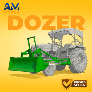 Accessoire de bêche en acier doux AMW de 7 pieds 9 pouces pour tracteur Farmtrac 2 roues motrices 40+ CV, garantie 1 an sur le système hydraulique - Product Image 4