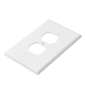 Copertura per Presa Doppia 1 Gang, Confezione da 10, Misura Standard, Infrangibile, Resistente agli Urti, in Policarbonato, Standard USA/Cina - Product Image 1