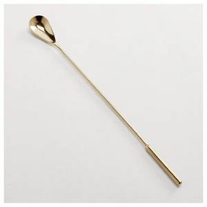 Cuillère à bar en métal réutilisable, outil de mélange de cocktails, agitateur de boissons à long manche, ustensile de barman professionnel, fournitures de bar durables - Product Image 2