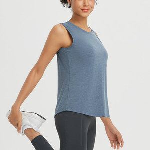 Camisetas de yoga elásticas y suaves para mujer, camiseta deportiva personalizada, ropa deportiva transpirable para entrenamiento físico y yoga - Product Image 1