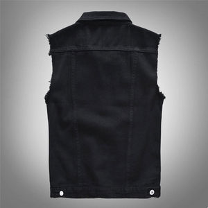 Chaleco vaquero de invierno para hombre de talla grande, fabricado en fábrica, con diseño único, transpirable, informal, precio mayorista, barato. - Product Image 2