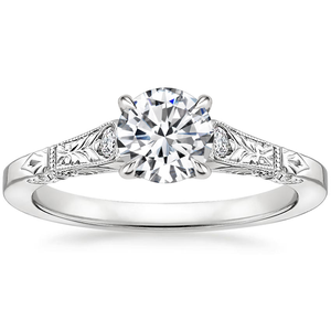 Classic Diamond <b>Ring</b> <b>Crafted</b> from 14K Rose Gold - Product Image 3