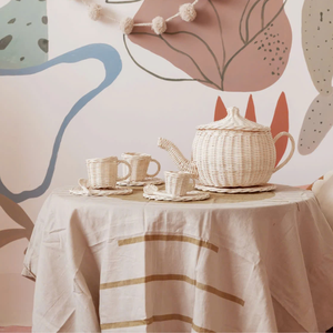 Accessoires de jouets et de chaussures en rotin pour enfants Support de rangement pour cadeaux de fête de bébé pour le stockage et le divertissement des enfants - Product Image 3