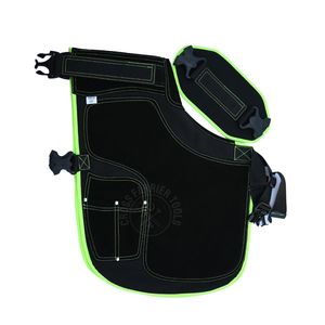Farrier Apron New Design <b>Leather</b> Canvas Protective <b>Work</b> Apron with <b>Tool</b> Pockets Magnet Nail Holder Leg Straps for Blacksmith - Product Image 1