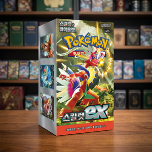 Nouvelle boîte scellée non ouverte de boosters Scarlet Violet EX coréens, cartes EX holographiques complètes, modèle DW00008, meilleur cadeau TCG pour les fans - Product Image 1