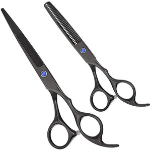 Nouveaux ensembles de ciseaux de barbier pour la coupe de cheveux, avec poignée lisse - Product Image 1