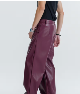 Pantalones Casuales de Hombre Spezia International, Recubiertos de PU, Anti-Pilling, Corte Recto, Bolsillos Laterales, Cintura Elástica, Pantalones Resistentes - Product Image 2
