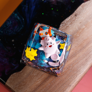 Teclas Artesanales Bosque Místico, Teclas Artesanales Personalizadas, Teclas Anime Lindas, Teclas Verdes, Juego de Teclas, Teclas de Madera - Product Image 3