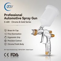 Pistolet à air comprimé DJY S-400 600ml à alimentation par gravité, buse de 1,3 mm pour la peinture automobile