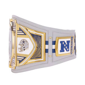 เข็มขัดแชมป์อเมริกันฟุตบอล MMA มวย แบบสั่งทำพิเศษ ขนาดผู้ใหญ่ แผ่นโลหะผสมสังกะสี 2 มม./4 มม. สายหนัง คาดเอวสูง สำหรับทุกเพศ - Product Image 3