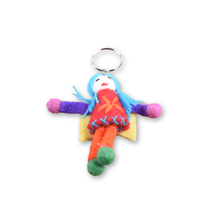 Small Felt Doll Design <b>Key</b> Ring Cute Plush <b>Key</b> <b>Chain</b> - Product Image 1