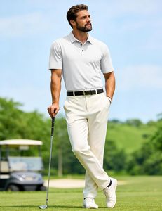 Camiseta Polo de Algodón Premium para Hombre, Tejido Transpirable y Suave, Manga Corta, Cuello Clásico, Corte Casual Elegante, Logotipo Personalizado, Suministro al por Mayor - Product Image 3