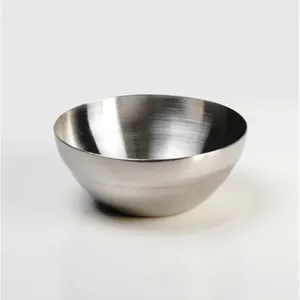 Tazón de Metal Hecho a Mano, Tazón Decorativo Rústico para Servir, para el Hogar, Restaurantes, Decoración de Hostelería, Tazón de Metal Decorativo para Mesa Moderna - Product Image 1