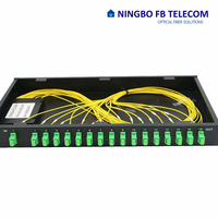 Répartiteur PLC à montage en rack OEM ODM SC Simplex/duplex 1U LC Type rack Fibre optique Panneau de brassage