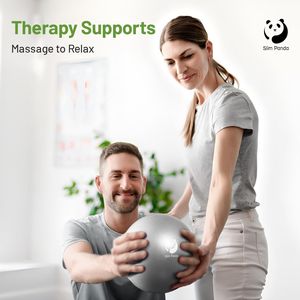 9 Inch Small Pilates Ball Anti-Burst Yoga Stability Workout Ball Core Strength <b>Physical</b> Therapy Exercise Tool Barre Core - Product Image 5