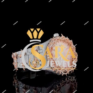 Montres de luxe pour hommes, serties de pierres de laboratoire, de qualité supérieure, disponibles à prix imbattables pour les occasions spéciales - Product Image 4