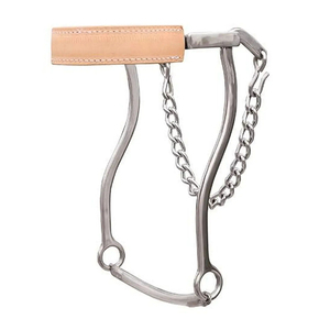 Mors mécanique Hackamore en acier inoxydable à bouche lisse, motif floral, poli miroir, équipement d'entraînement équin, outil durable - Product Image 6