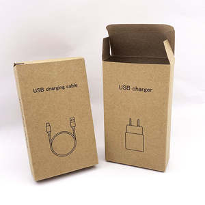 Cajas de papel reciclado personalizadas de alta calidad, cartón grueso de 350 g/m², cajas de papel kraft, cajas de embalaje para regalos y cargadores. - Product Image 6