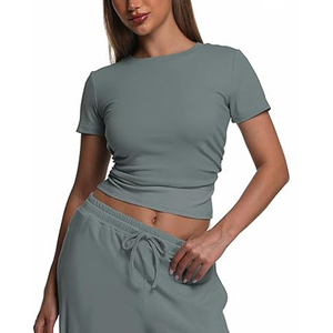 ชุดเซ็ตเสื้อผ้าสตรีแบบมินิมอลสองชิ้นสำหรับใส่ทุกวัน - Product Image 5