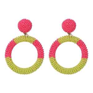 Pendientes de Resina Hechos a Mano con Cuentas TCE Tce00 para Mujer, Joyería Artesanal, Accesorios de Moda, Calidad de Exportación al por Mayor - Product Image 4