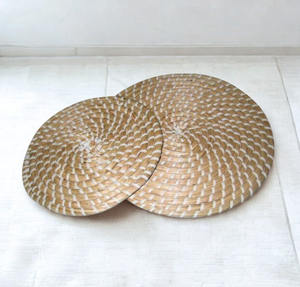 Classic Tropical Paradise Seagrass Eco-Friendly <b>Placemats</b> <b>Large</b> Woven Mats for Summer Winter Resorts International Export Trade - Product Image 2