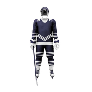 Uniforme de hockey sur glace 100% polyester, vente chaude, uniforme de hockey sur glace sur mesure, meilleur prix, uniforme de hockey sur glace avec service OEM - Product Image 1