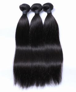 Extensions de cheveux humains indiens vierges, lisses et crépus, noirs, style doux, 4 paquets NAJIR HAIR HUB - Product Image 3