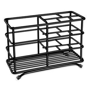 Soporte para cepillos y pasta de dientes de baño, organizador de accesorios modernos de metal independiente al mejor precio - Product Image 3