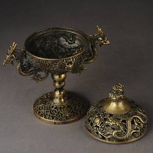 Brûleur d'encens Bakhoor traditionnel, 100% matières premières naturelles, écologique, pour copeaux d'Oud, usage spirituel, décoration de la maison - Product Image 5