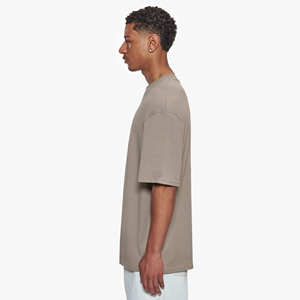 T-shirts pour hommes en coton, coupe oversize, coupe slim, t-shirt imprimé, t-shirt uni, vêtement décontracté, haut d'été, col rond, grande taille - Product Image 3