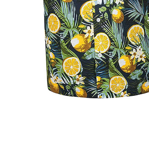 Mens Button Down Floral Shirt Relaxed Fit Tropical Print Vacation Shirt Lightweight Cotton Manufacturer OEM - Product Image 5